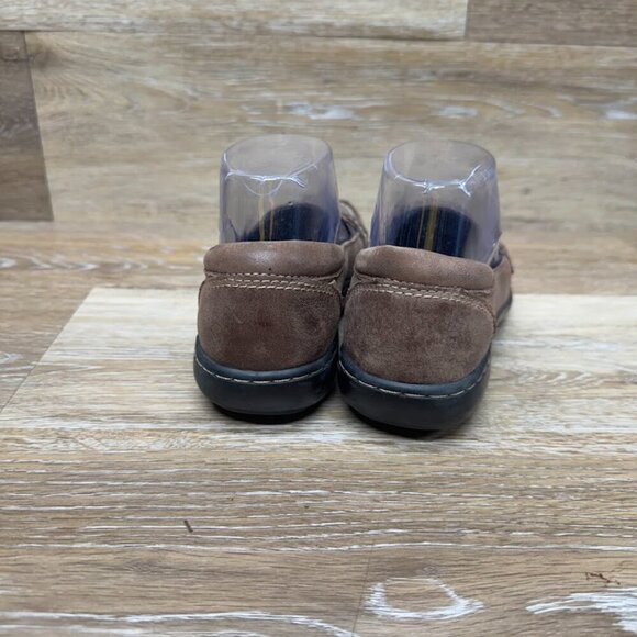 Clarks Bendables Brown Leather Loafers Women's Size 6 - Picture 3 of 7